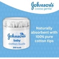 thumbnail image 2 of Johnson'S Baby Cotton Buds - 1 X 200 Drum (Pack of 2), 2 of 5
