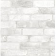 thumbnail image 1 of Papier Peint Autocollant Loft Brick, Blanc & Blanc Cassé, 1 of 7