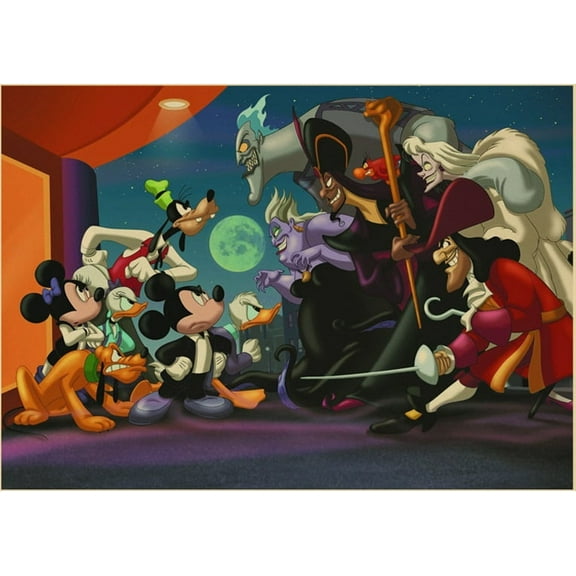 Mickey Cartoon Theme DIY Diamond Painting Kits for Adult，5D Full Drill Craft Painting Kits Home Wall Decor，12 x 16 inch.