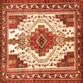 thumbnail image 1 of Ahgly Company Indoor Square Persian Orange Traditional Area Rugs, 5' Square, 1 of 1