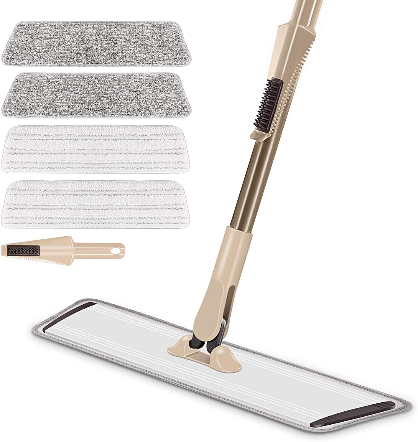 Eyliden 17" Microfiber Mop, Durable Aluminum Alloy Large Mops Head