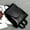 Black, variant on Leather Backpack Women's Summer Retro Fashion Small Square Bag,Black