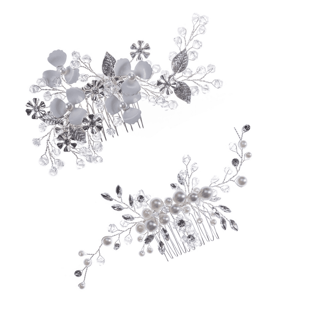 2Pcs Pearl Hair Clips Large Hair Clips Barrette Hair for Women Girls