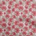 thumbnail image 1 of oneOone Cotton Flex Red Fabric Florals Sewing Craft Projects Fabric Prints By Yard 40 Inch Wide, 1 of 4
