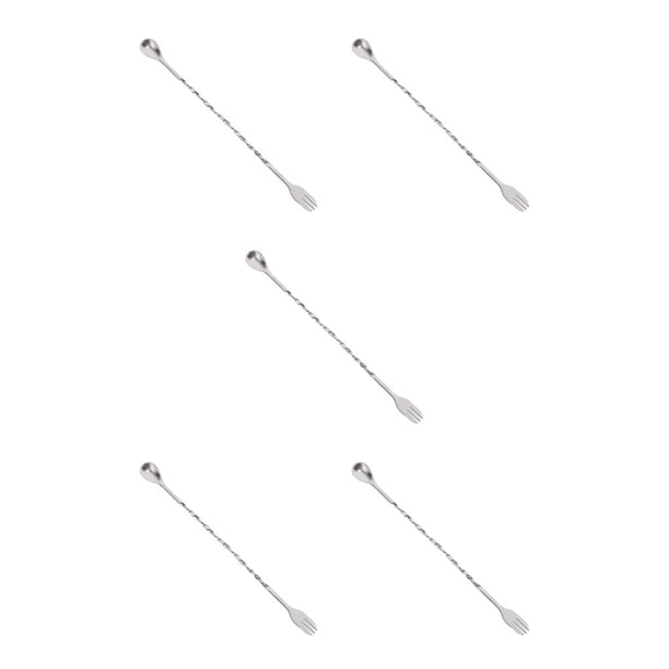 Ounissouiy Varilla mezcladora de vino práctica de acero inoxidable, portátil, para restaurante, cafetería, bebidas, utensilios para triturar Type2 NO2