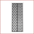 thumbnail image 2 of Eternal Lifestyle - Magnetic Velcro Screen Hands-Free Door Mesh 48"x72" - Floral Design - Black, 2 of 5