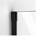 thumbnail image 2 of DreamLine Unidoor-X 59-59 1/2 in. W x 72 in. H Frameless Hinged Shower Door in Satin Black, 2 of 7