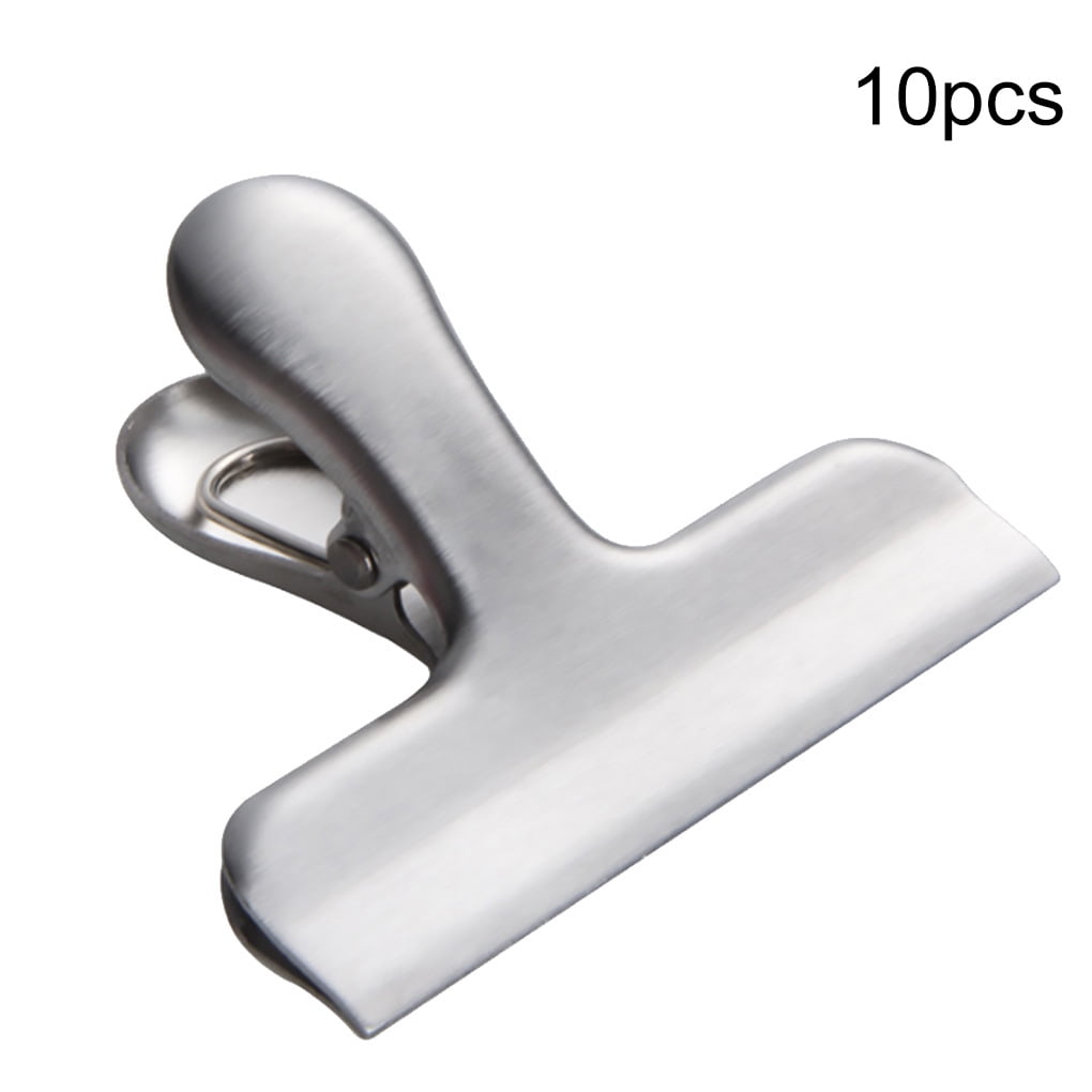 Metal Bag Clip Stainless Steel Food Clip Air Tight Paper Seal Grip