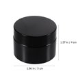 thumbnail image 3 of MasteelfCA 10pcs Reusable Sample Bottle Lotion Cream Holder Small Glass Storage Bottle, 3 of 7