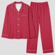 thumbnail image 2 of Traje de pijama informal de poliéster para mujer - Cuello en V, diseño con bolsillos - Para todas las estaciones - Tallas S-XXXL, 2 of 2