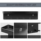 thumbnail image 2 of Teclado con estante, Longziming con 6 ganchos y tira para llaves, moderno teclado negro, 2 of 5