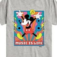 thumbnail image 3 of Disney - Mickey Music Is Life - Toddler & Youth Short Sleeve Graphic T-Shirt, 3 of 5