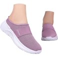 thumbnail image 3 of Women Summer Slip On Open Back Shoes Mesh surface Walking  Lightweight Comfortable shoes, 3 of 13