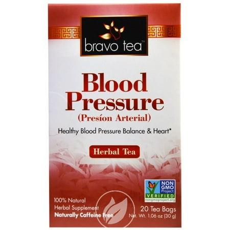 Bravo Tea Blood Pressure Tea 20 Bag, Pack of 2 (Best Hibiscus Tea To Lower Blood Pressure)