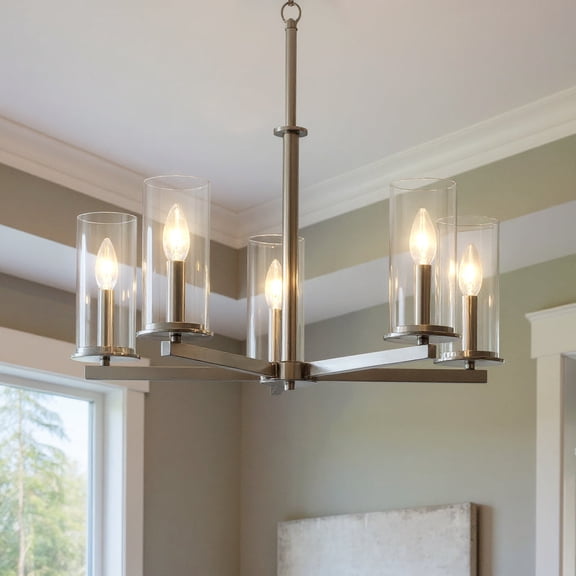 Luxury Transitional Chandelier, Chrome, UKC20032