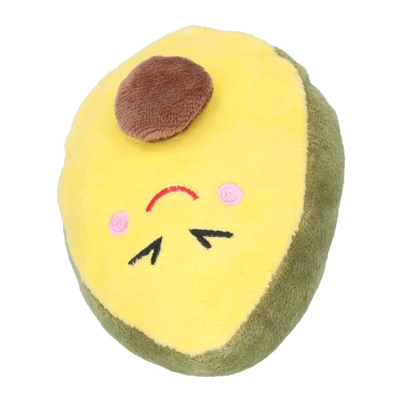 Peahefy Avocado Shape Pet Chew Toy Plush Dog Playing Teething Toys with Sound for Small Dogs,Plush Chew Toy,Avocado Chew Toy