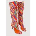 thumbnail image 2 of Women's Open Toe Thong Knee High Heels, 2 of 5