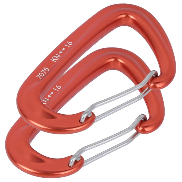 Carabinador de Escalada Ligera, Hebilla de Seguridad de Montañismo, Gancho de Alta Resistencia, 7075 AVIACIO DE ALUMINIO PARA HEBILLA DE BOTELLA DE AGUA DE HAMACA