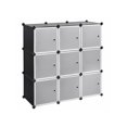 thumbnail image 5 of 9 Cube Stackable Organizer Closet Storage Wardrobe Clothes Rack Shelf Cabinet US, 5 of 5