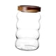 thumbnail image 1 of Tarro de almacenamiento de vidrio, botella de almacenamiento sellada tarro de almacenamiento de alimentos transparente, tanque de almacenamiento para Hilo de 700ML perfecl tarro de almacenamiento, 1 of 8