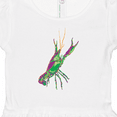 thumbnail image 4 of Inktastic Mardi Gras Crayfish Artsy Girls Baby Dress, 4 of 5