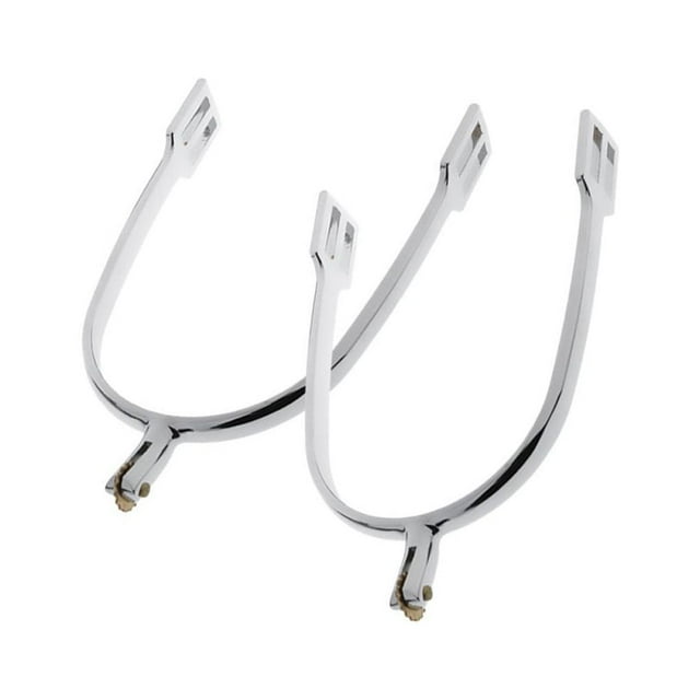 Becaristey Stylish Zinc Alloy Horse Durable Equestrian Riding for Men Silver 1Set