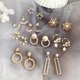 thumbnail image 2 of 40 Pendientes De Aro Vintage De Oro De 18 Quilates De Perlas Blancas, 2 of 4