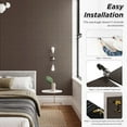 thumbnail image 5 of Easy4Home 2Pcs 106"x20.5" Wood Slat Soundproof Wall Panels Acoustic 3D Fluted Decorative Panels, Dark Walnut, 5 of 7
