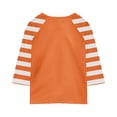 thumbnail image 4 of Xyxonk Girls Tops Size 10-12 Three Quarter Sleeve Shirts Summer Cute Color Block Printed Shirts Kids Crewneck Knit Size 10-12 Tshirts Trendy Tween Girls Clothes Girls Size 10 Summer Clothes, 4 of 4