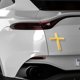 thumbnail image 4 of Pegatina de emblema metálico de Cristo para el coche | Insignia trasera tridimensional de aleación | Etiqueta de automóvil resistente a arañazos | Acabado metálico de alto pulido 2,5x1,8" | Vehículo, 4 of 4