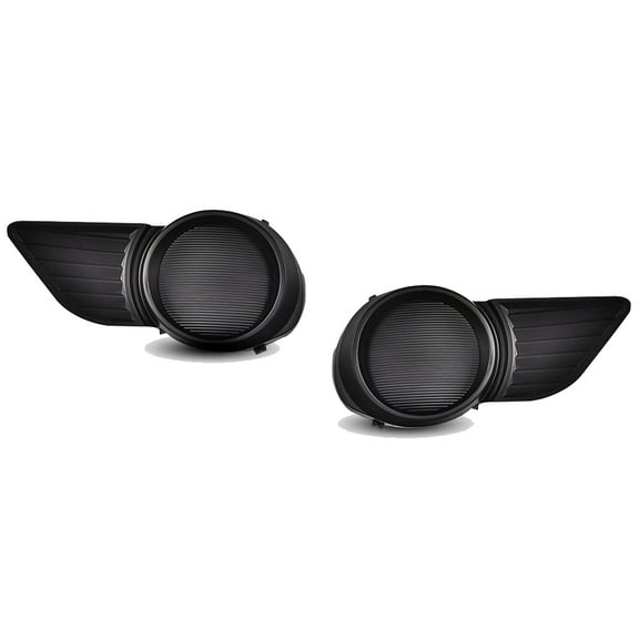 Fog Light Lamp Hole Cover Grille For 2011-2017 Toyota Sienna