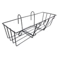 thumbnail image 1 of EASTIN Hanging Balcony Flower Pot Brackets Holder Box Stand Rack Railing Shelf Patio Deck Plant Planter Container Accessories, 1 of 6
