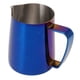 thumbnail image 5 of Jarra de espuma de acero inoxidable 304, taza de flores, espumador de leche y café, 600ml, boca puntiaguda, Ti azul, 5 of 5