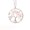 Straight Tree, #07 Pink, variant on US Seven-Chakra Tree of Life Healing Energy Pendant Crystal Meditation Necklace