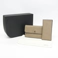 thumbnail image 2 of Pre-Owned Valextra Detachable Card Case Men,Women Leather Long Wallet (bi-fold) Beige, 2 of 19