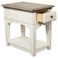 thumbnail image 4 of Bowery Hill 1 Drawer Coastal Wood End Table with Bottom Shelf in White, 4 of 11