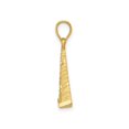thumbnail image 2 of 14K Yellow Gold Pyramid Charm Pendant Necklace with Chain, 2 of 4
