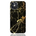 thumbnail image 4 of iPhone 12 Mini Case (5.4 Inch Display), Rosebono Bling Glitter Sparkle Laser Black Marble Graphic Fashion Cute Colorful Skin Cover Shockproof Case for iPhone 12 Mini, 4 of 5