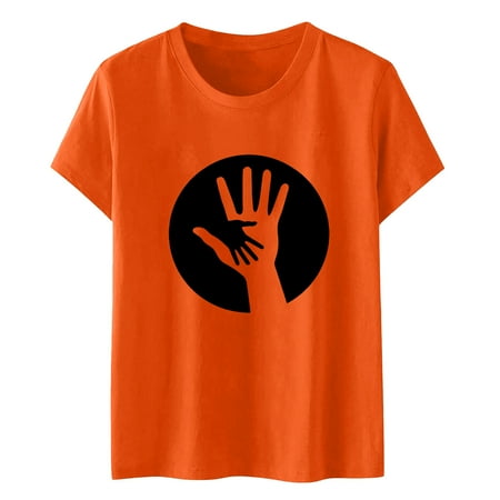 

Children s Unity Day Printed T Shirt Top Casual Shirt The Orange Day Big Girls Outfits Banana Girls Women s Camisole with Shelf Bra 2 Cute under 5 Long Sleeves Shirt for Girls Girl Shirt Long Sleeve