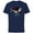 Navy, variant on Marvel Daredevil Super Hero Comic Art Streak DD Logo 3 Faces - Short Sleeve Cotton T-Shirt for Adults - Customized-Black