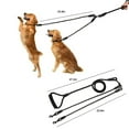 thumbnail image 2 of 70.9'' Double Dog Leash, TSV Dual Dog Training Leash Shock Absorbing with Foam Soft Handle, 2 of 7