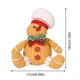thumbnail image 5 of Muñeco de jengibre de felpa, colgante de árbol de Navidad para hombre de jengibre, adorno colgante para árbol de Navidad, decoración colgante para interiores, 1 ud.（B, 5 of 5