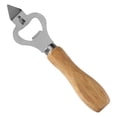 thumbnail image 2 of Multi Functional Stainless Metal Rubber Wood Handle Can Opener, 2 of 6
