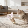 thumbnail image 1 of Ohmyroo Interactive Wooden Tumbler Cat Toy, 1 of 6