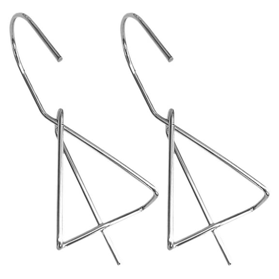 MLINS 2pcs Terracotta Pots Hangers Clay Pot Hanger Hook,Iron Plant Hangers Hanging Flower Pot Brackets Metal Plant Wall Hanger For Outdoor Indoor