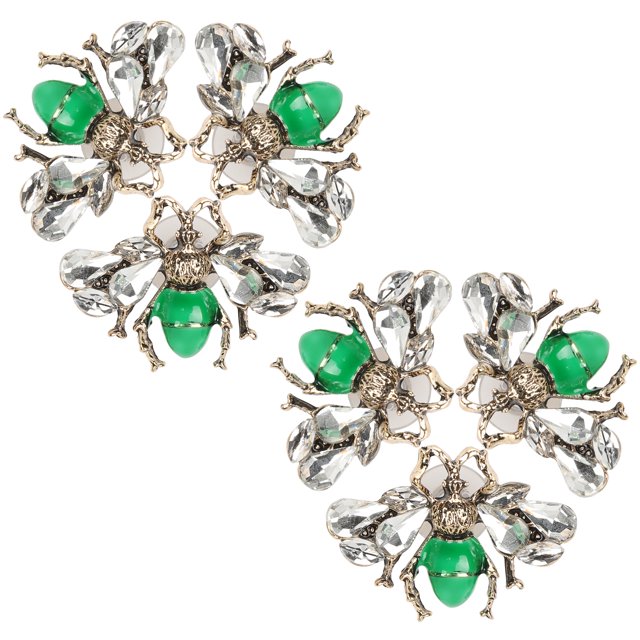 Pendientes de abeja pequeña, 6 pendientes de abeja pequeña, pendientes colgantes, muy versátiles Jadeshay A
