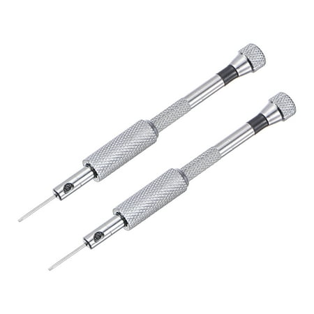 

Uxcell Micro Precision Screwdriver 1.0mm Flat Head for Watch Eyeglasses Electronics Repair 2 Pack