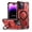 15 Pro - Red, variant on for iPhone 15 Pro-Max Case, MagSafe Military Grade Drop & Shock Protection 15 Pro Max Cell Phone Case with Kickstand & Slide (15 Pro Max - Black)