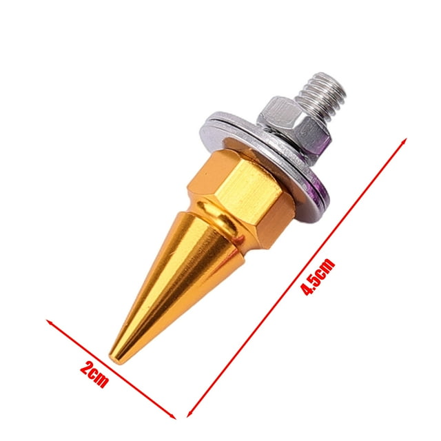 4-1pcs M6 Threaded Tips Screw Car Modified Fasteners Fender Washer Bumper Engine Screws License Plate Aluminium Alloy Bolts