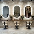 thumbnail image 3 of LUVODI Oval LED Bathroom Mirror: 500x800mm Wall Lighted Vanity Mirror with Anti-fog 3 Colors Dimmable Lighting Smart Switch Memory Function Plug-in Makeup Mirror, Vertical or Horizontal, 3 of 11